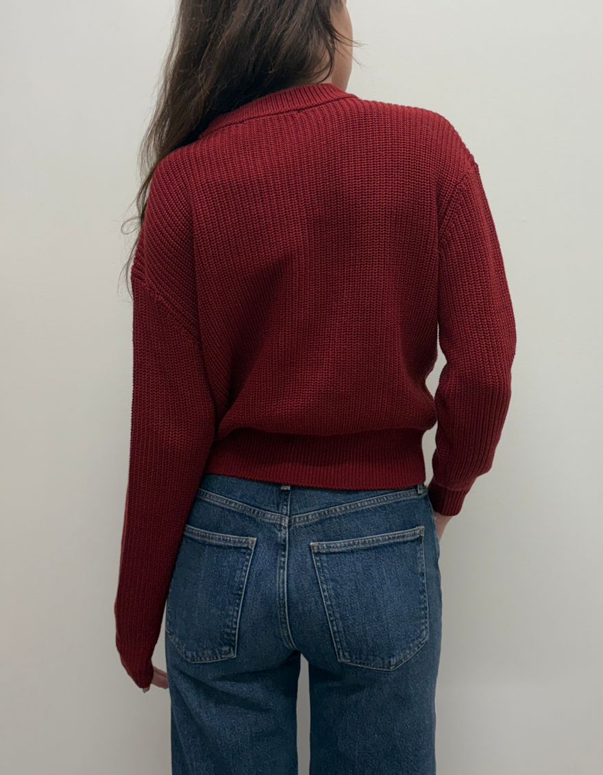 Mikala Jumper in Merlot