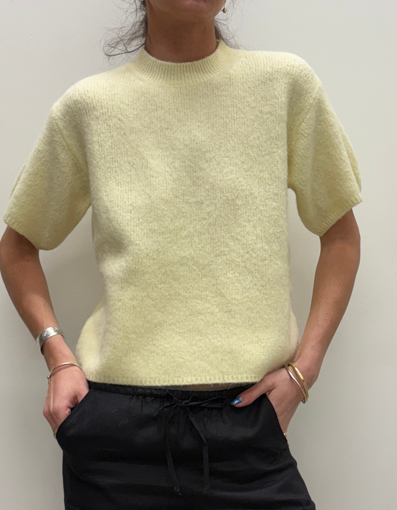 Wanda Knit O-Neck in Anise Flower