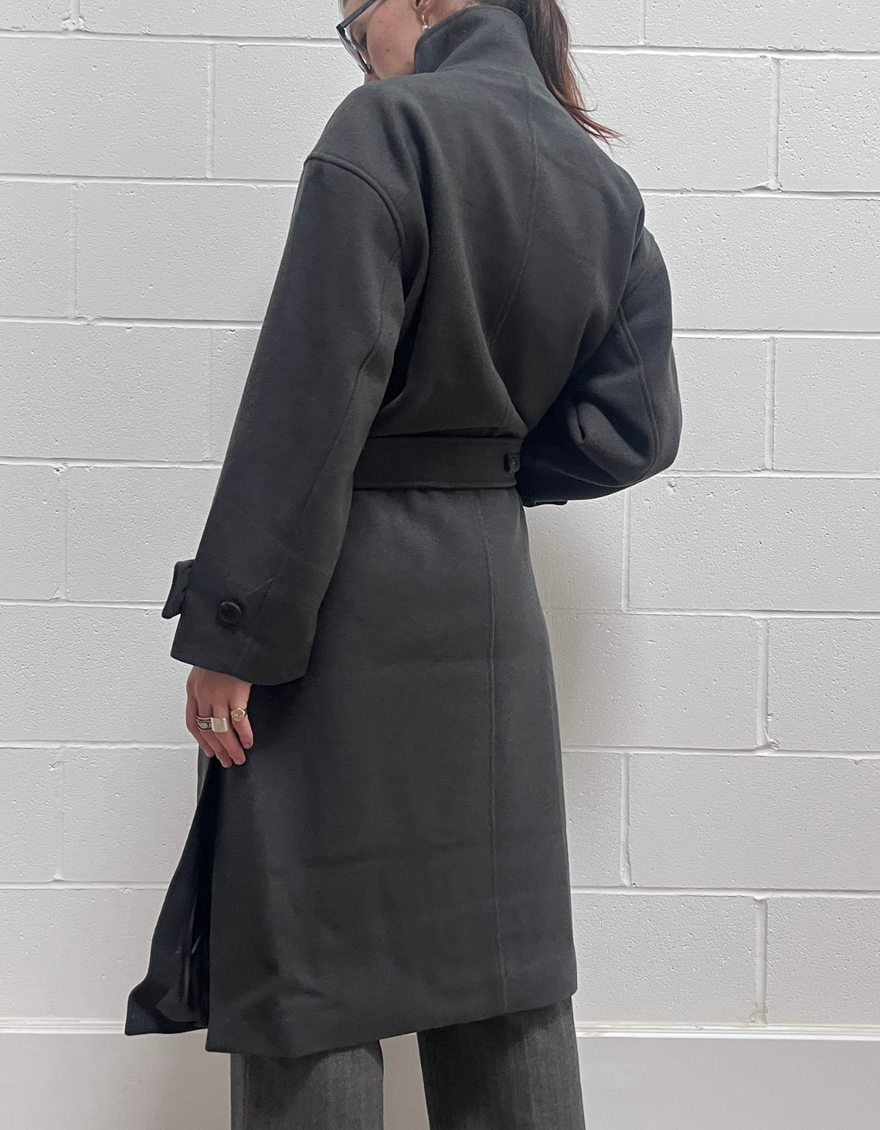 Sogani Coat in Volcanic Ash