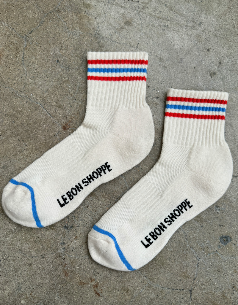 Girlfriend Socks in Leche