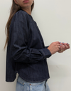 Dera Shirt in Dark Blue Denim