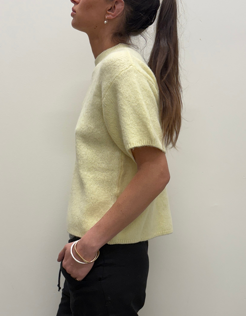 Wanda Knit O-Neck in Anise Flower