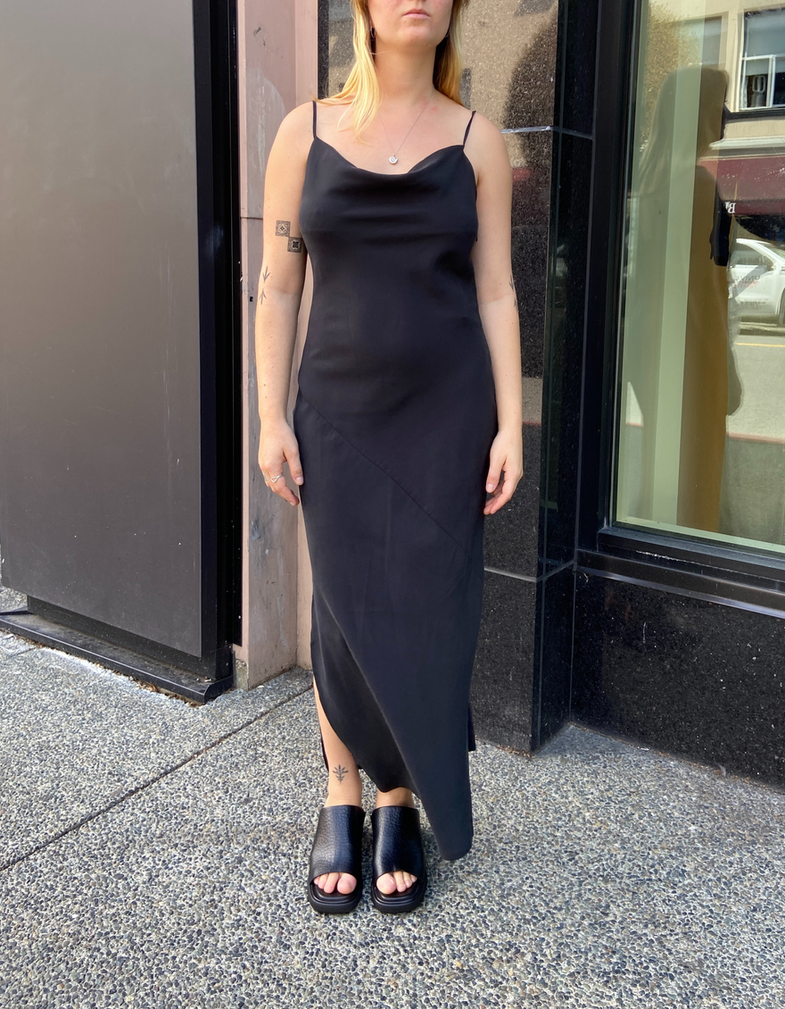 Allies Midi Dress in Black