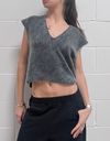 Camryn Knit Vest in Volcanic Ash