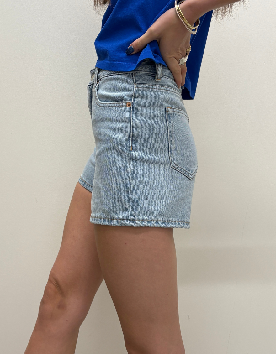 Nora Shorts in Stream Light Used