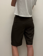 Neel Shorts in Dark Brown Melange