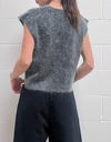 Camryn Knit Vest in Volcanic Ash