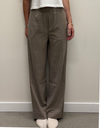 Maira Trousers in Mid Brown Melange