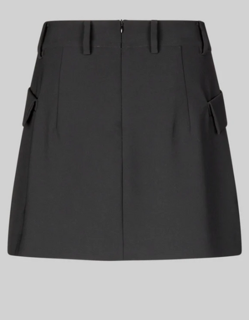 Fique Mini Skirt in Black