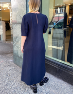 Vayas Midi Dress in Sky Captain