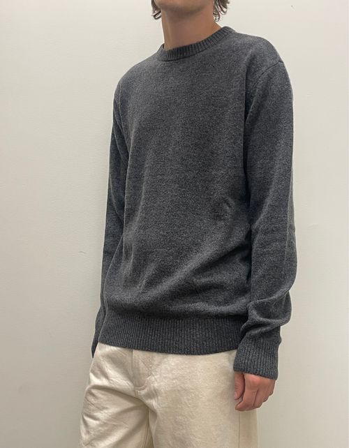 Roland Sweater in Dark Grey Melange