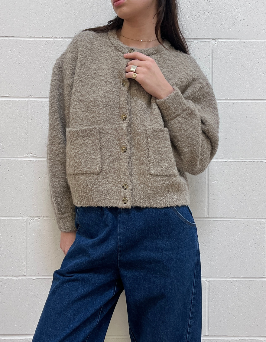 Millie Cardigan in Smoke