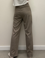 Maira Trousers in Mid Brown Melange