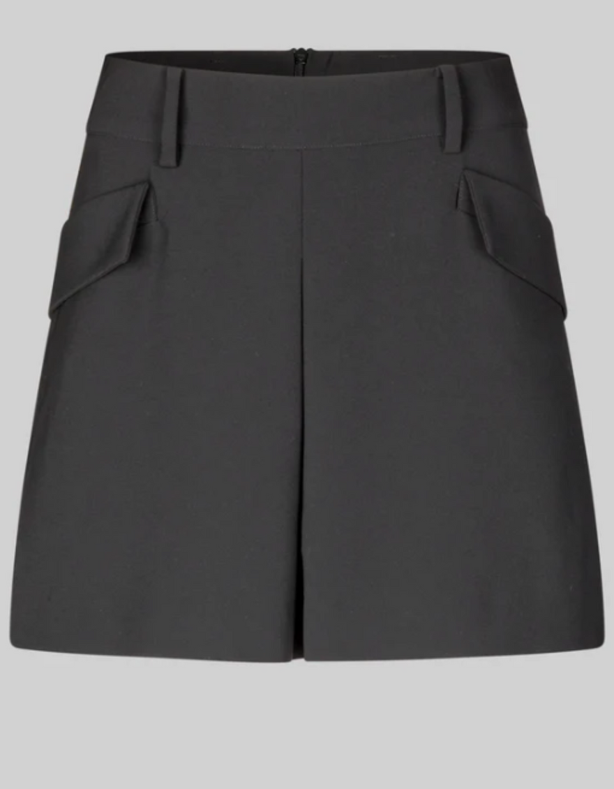 Fique Mini Skirt in Black