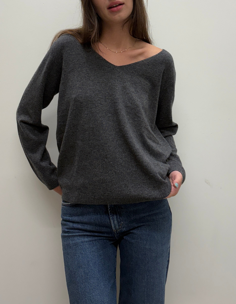 Codas Jumper in Grey Melange