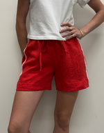 Track Shorts in Red