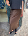 Valentinas Midi Skirt in Ivy Green