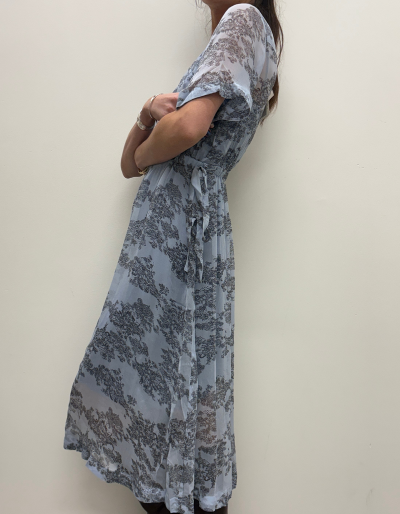 Maje Dress in Cashmere Blue