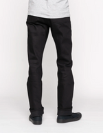 True Guy in Black Cobra Stretch Selvedge