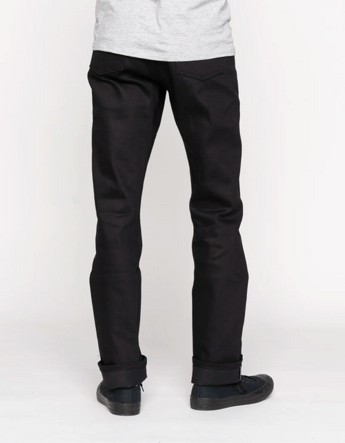 True Guy in Black Cobra Stretch Selvedge