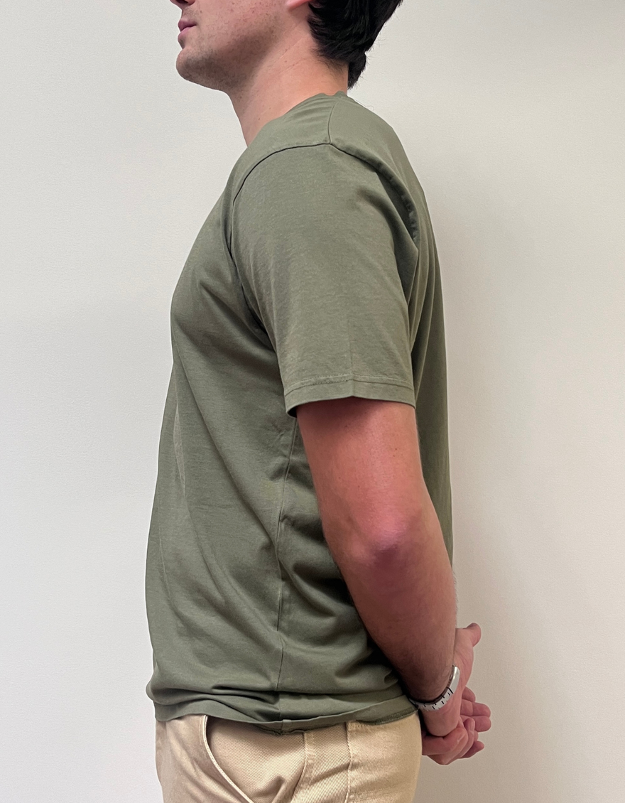 Classic Organic Tee in Dusty Olive