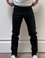 Easy Guy Stretch Selvedge Jean in Black Cobra