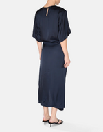 Josie Midi Dress in Sky Captain