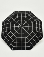 Eco-Friendly Umbrella in Black Grid