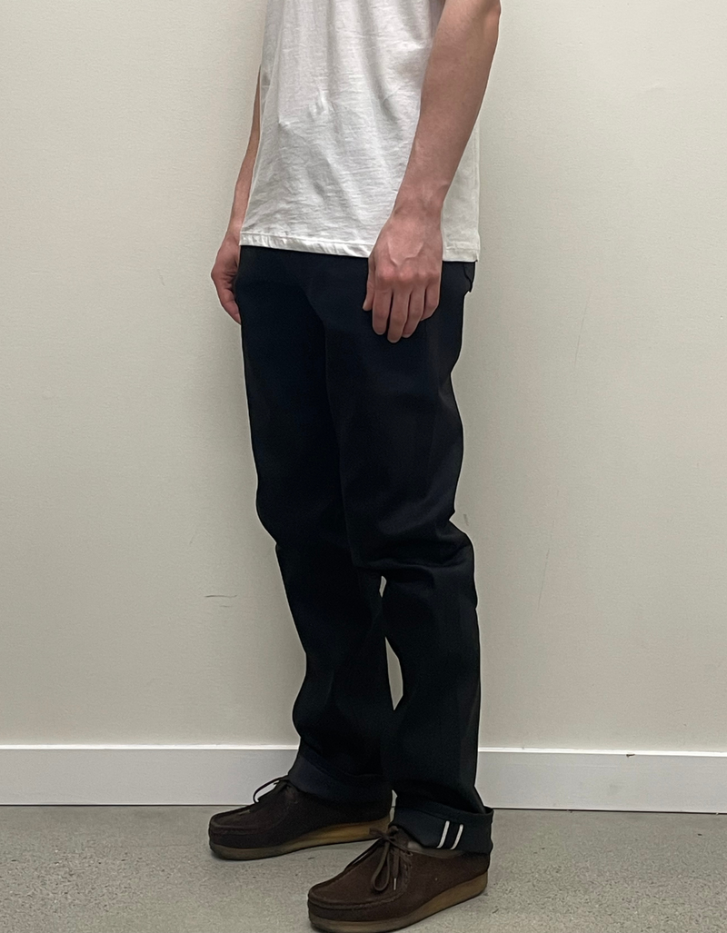 True Guy in Black Cobra Stretch Selvedge