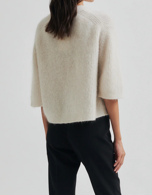 Andrea Knit Cardigan in Pumice Stone