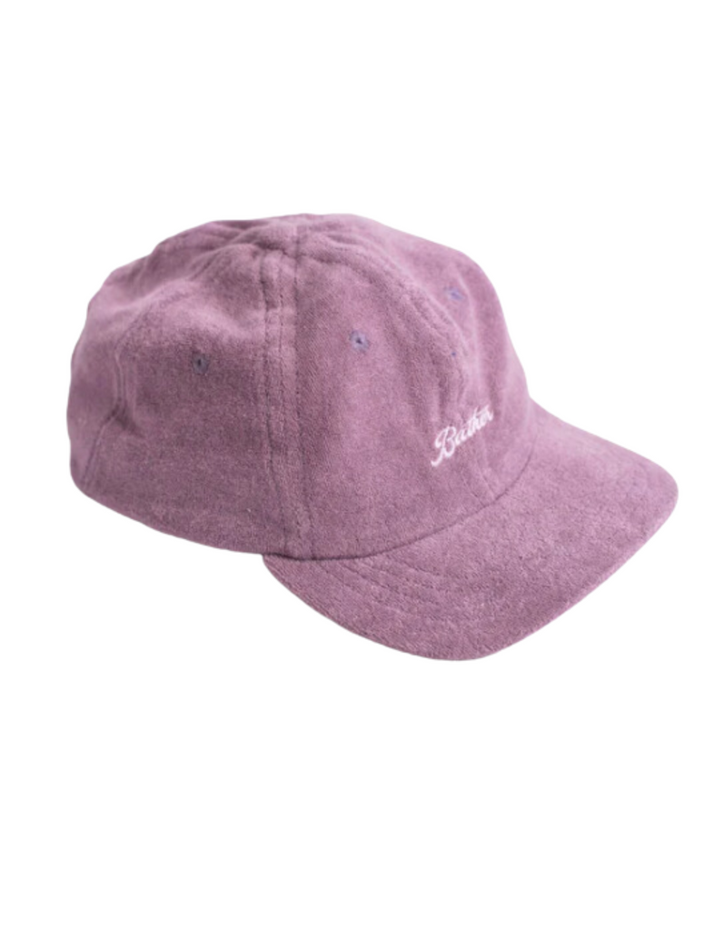 Terry 6 Panel Cap in Purple