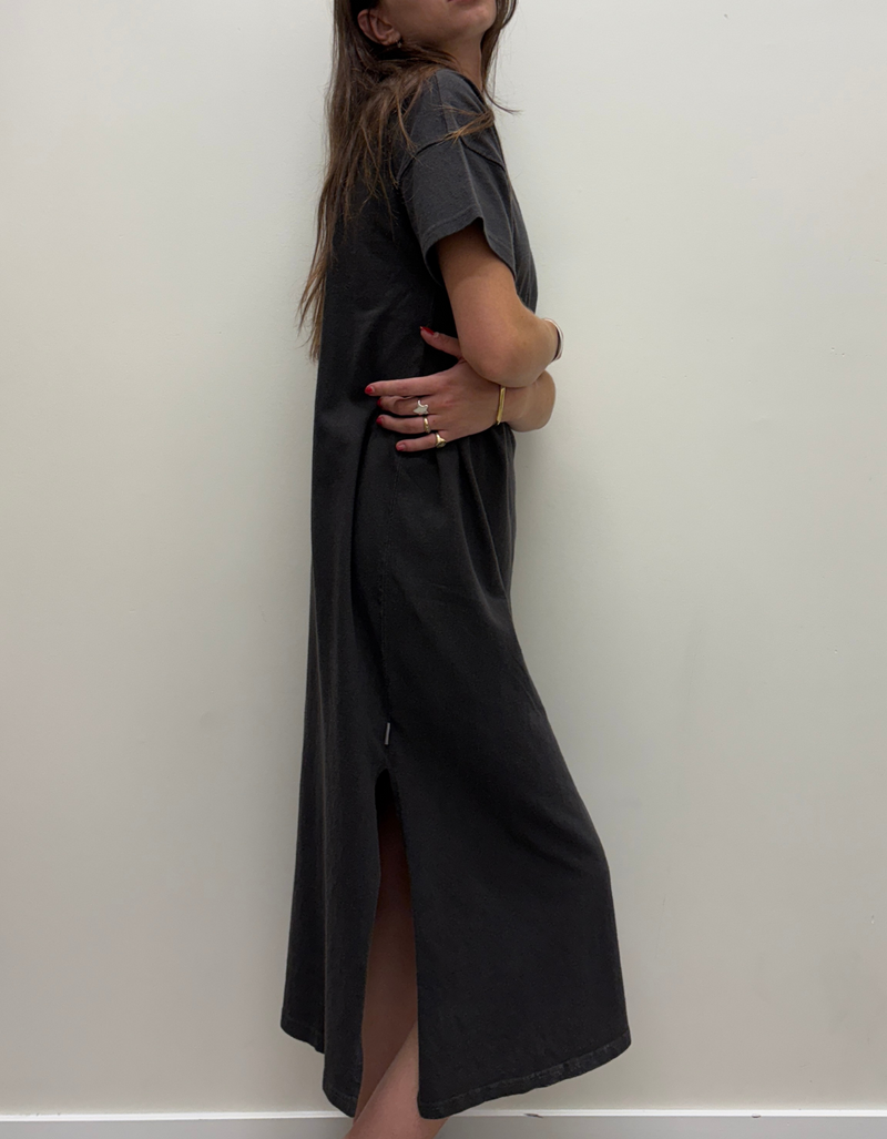 Her Dress in Almost Black