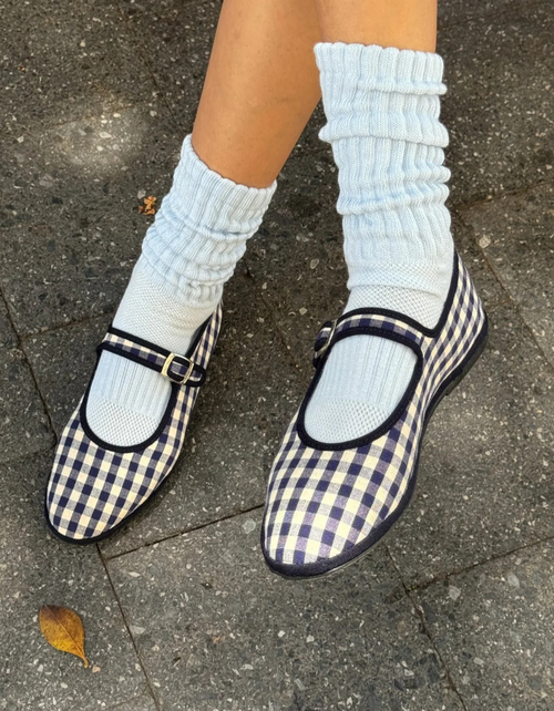 Ballet Socks in Baby Blue