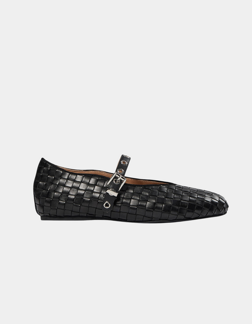 Joa Ballerina Flat in Black