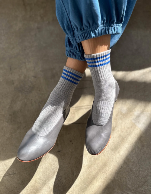 Girlfriend Socks in Grey