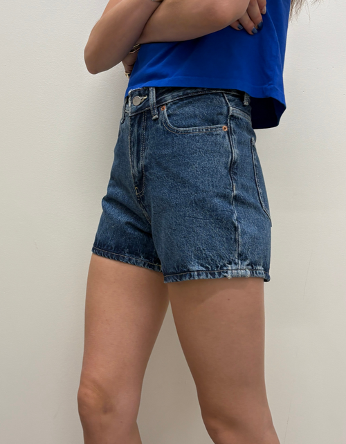 Nora Shorts in Stream Mid Retro
