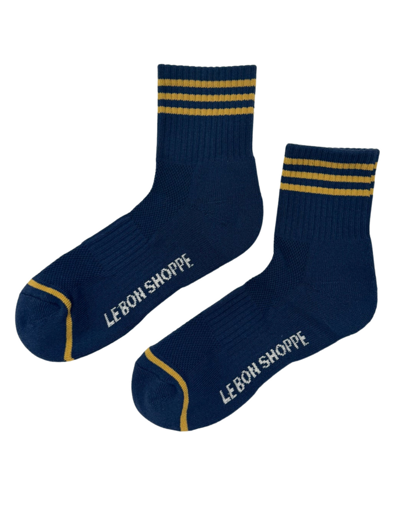 Girlfriend Socks in Navy