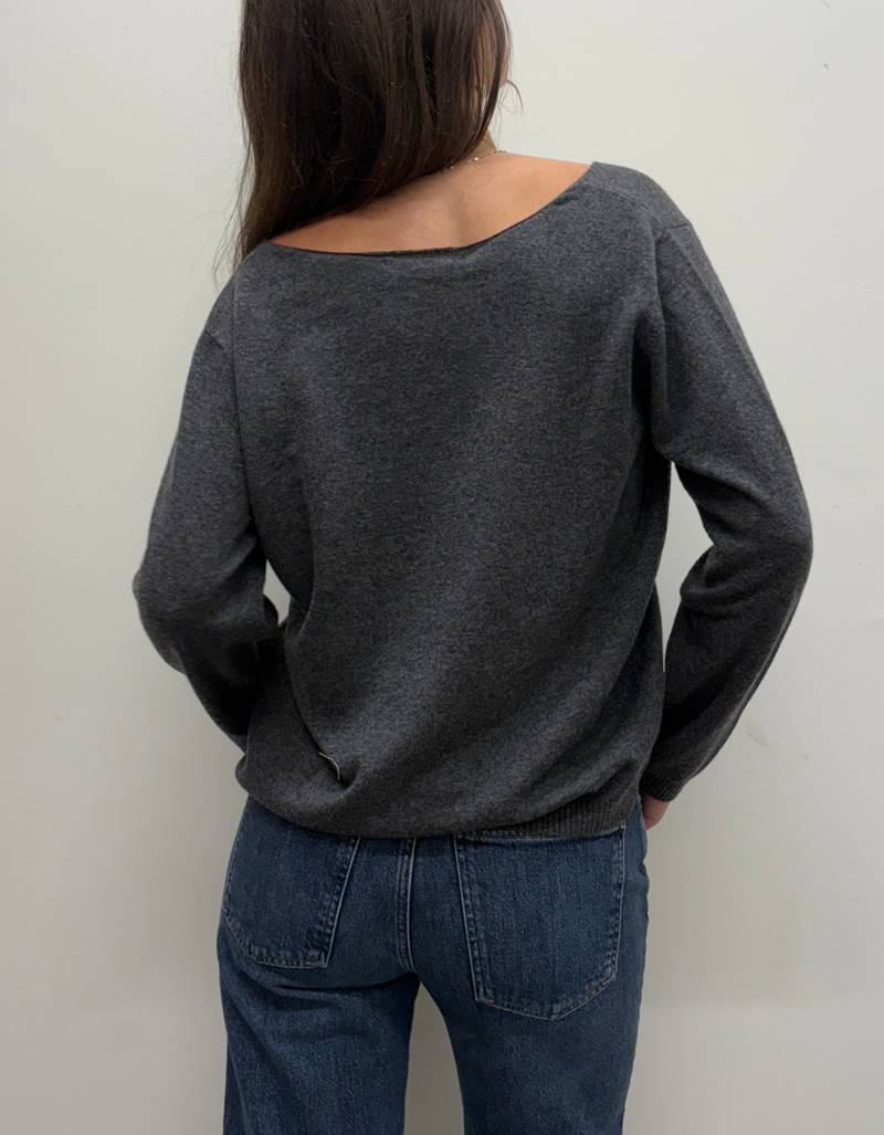 Codas Jumper in Grey Melange