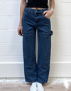 Moss Carpenter Jean in Authentic Blue