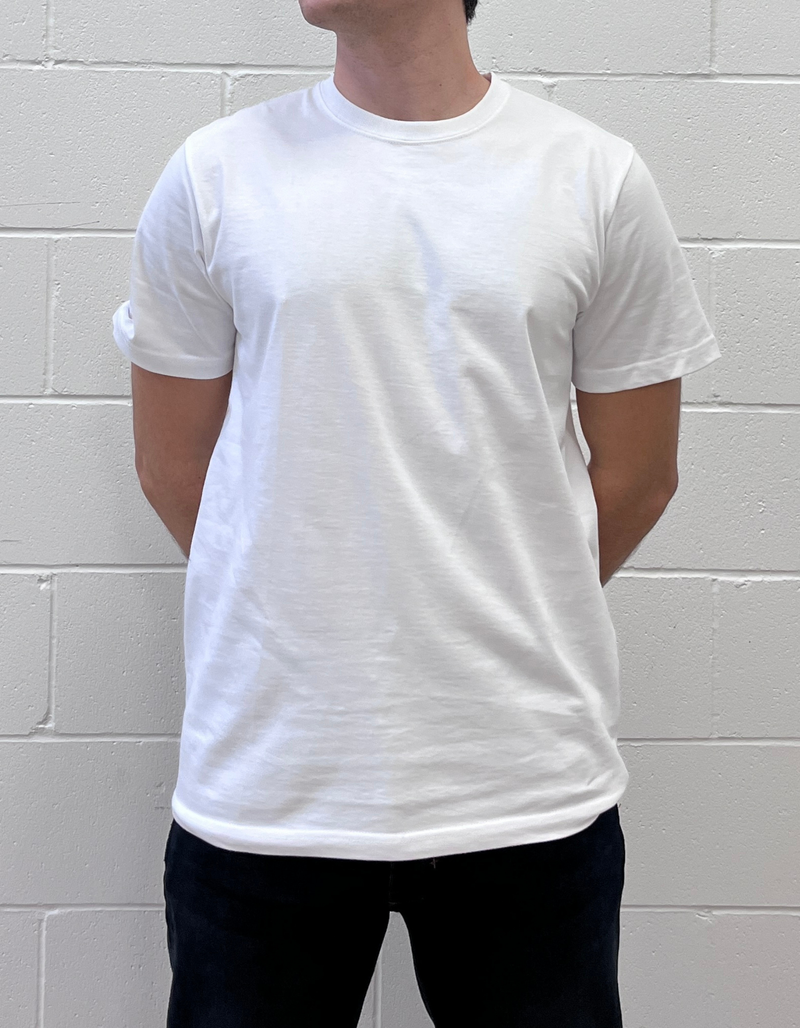 Solid Tee in White