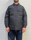 Military CPO Shirt Down Jacket in Black