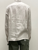 French Linen Chore Shirt in Ecru