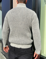 Delix Sweater in Grey Melange