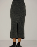 Nora Midi Skirt in Pebble