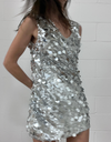 Audra Dress in Silver