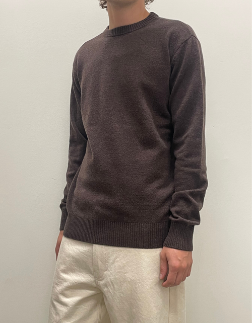 Roland Sweater in Seal Brown