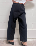 Arc Pants in Black Canvas