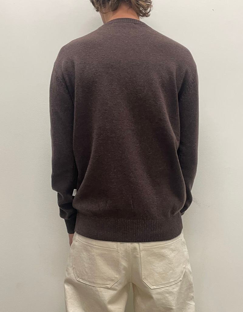 Roland Sweater in Seal Brown