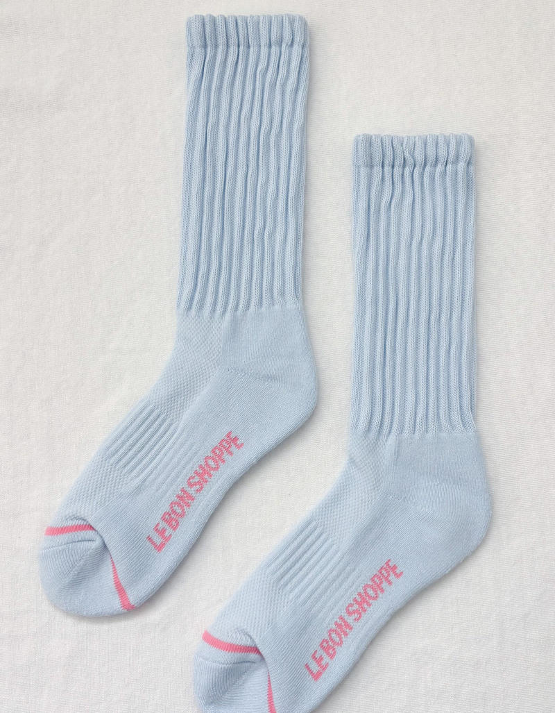 Ballet Socks in Baby Blue