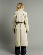 Cory Trench in Khaki Twill